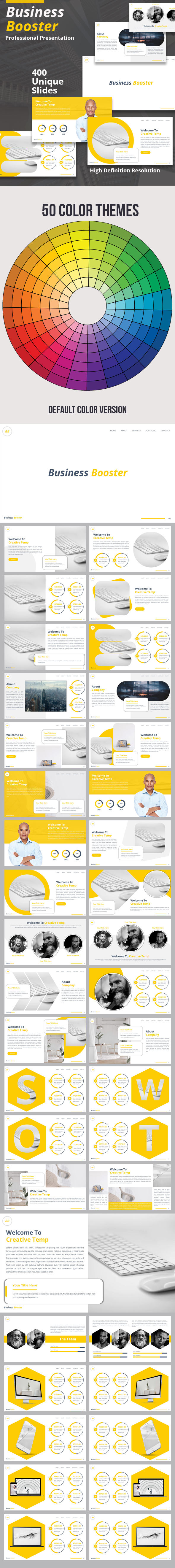 Business Booster Powerpoint Presentation Template