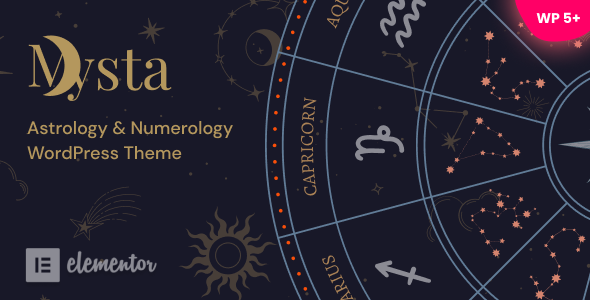 Mysta - Astrology & Numerology WordPress Theme