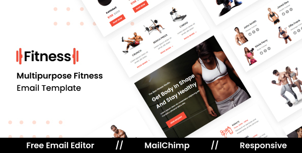 Fitness – Multipurpose Responsive Email Template