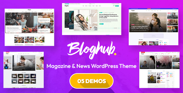 BlogHub – Blogging WordPress Theme