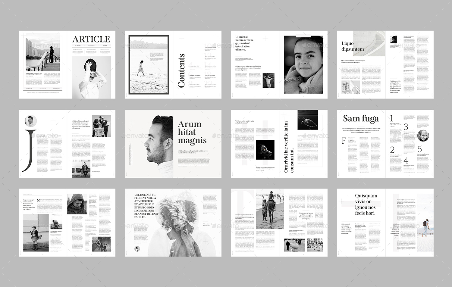Article Magazine, Print Templates GraphicRiver