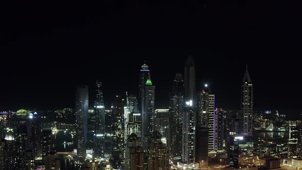 Dubai Night during Covid 19 Lockdown