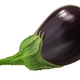 Cordate eggplant or aubergine whole, isolated.  Solanum melongena fruit - PhotoDune Item for Sale