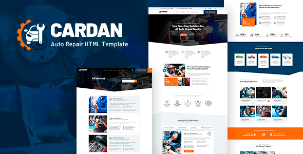 Cardan - Car Repair Services HTML Template