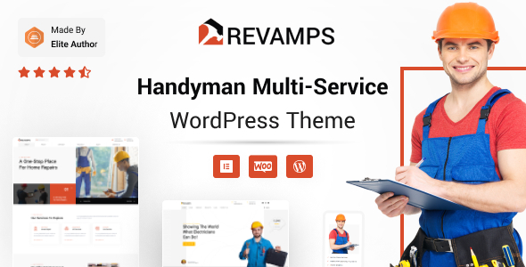 Revamps - Handyman Service WordPress Theme