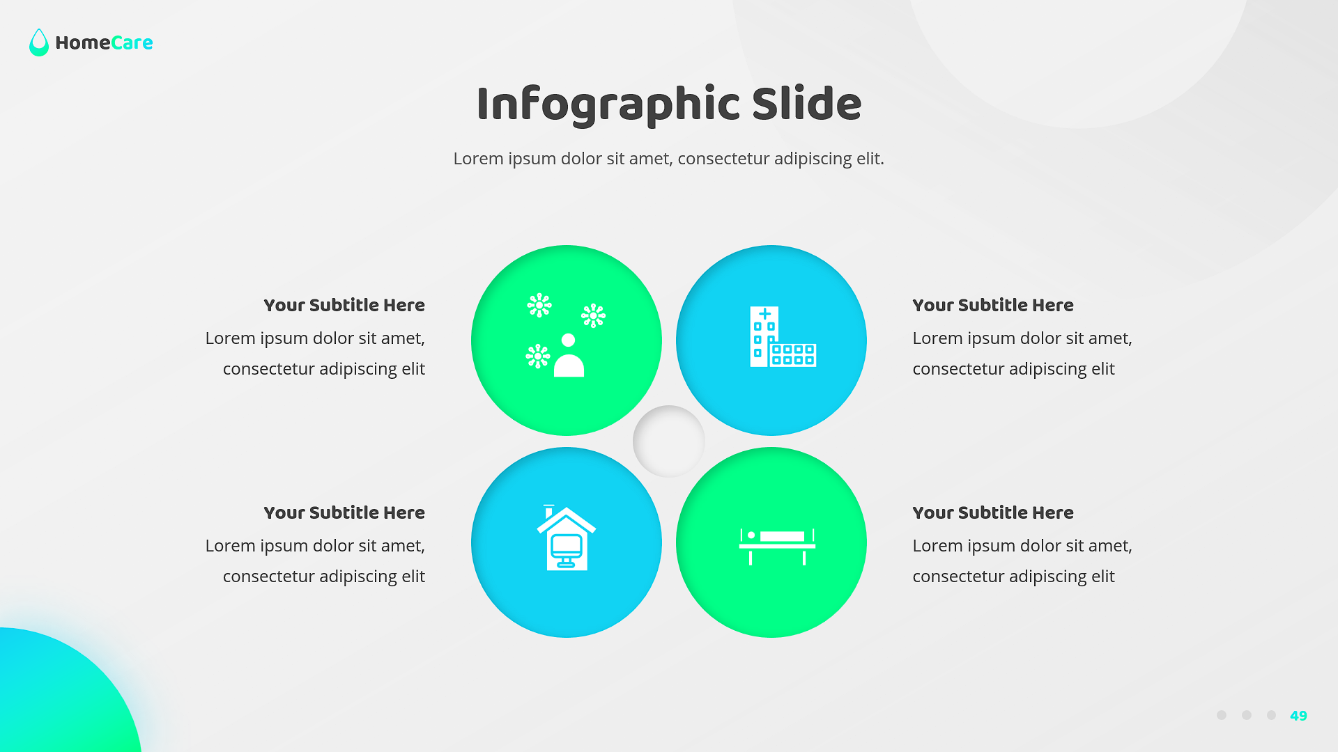 HomeCare Cleaning Service Presentation Template, Presentation Templates