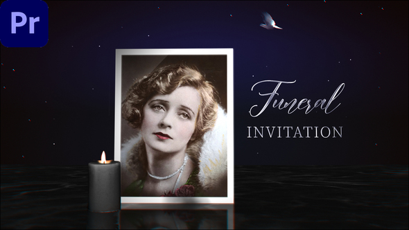 Funeral Invitation | Premiere Pro