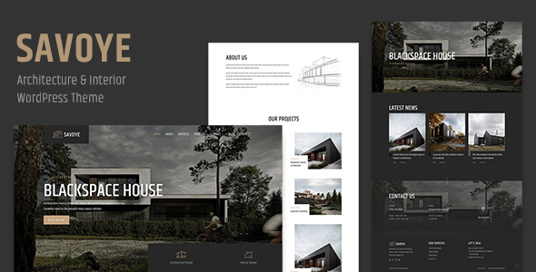 Savoye - Architecture & Interior WordPress Theme by shtheme | ThemeForest