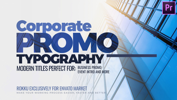 Corporate Promo Typography
