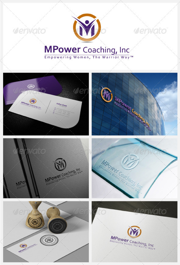 MPower Coaching Logo - Letters Logo Templates