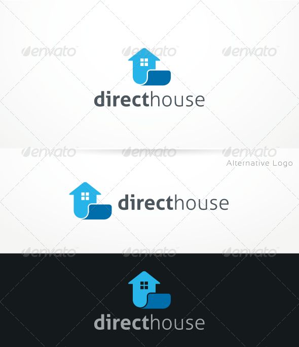 DirectHouse - Logo Template - Buildings Logo Templates