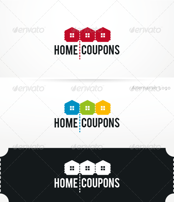 HomeCoupons - Logo Template - Objects Logo Templates