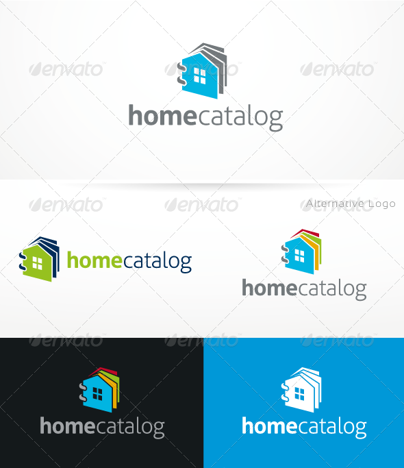 HomeCatalog V.2 - Buildings Logo Templates