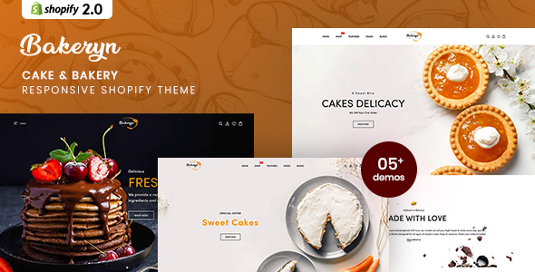 Bakeryn - Cake & Bakery Responsive Shopify Theme