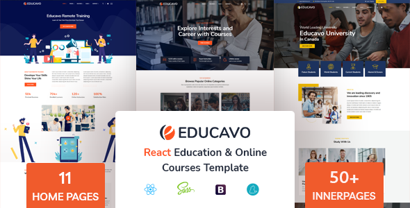 Marvelous Educavo - React Education Template