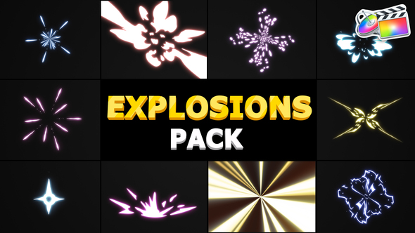 Cartoon Explosions Pack | FCPX