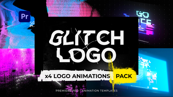 Glitch Logo Intro Pack