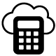 Set of Cloud Computing Solid Icons