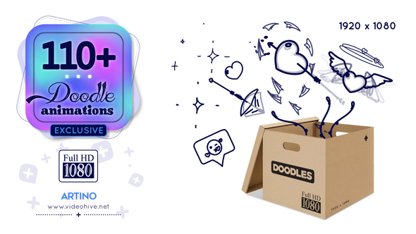 110 Animated Doodle Pack alt