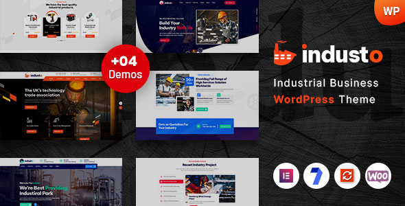 Industo - Industry & Factory WordPress Theme