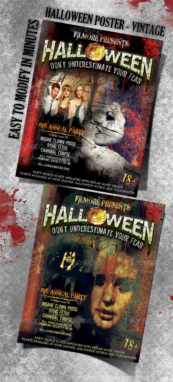 Halloween poster - Clubs & Parties Events