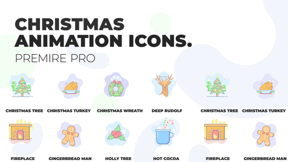 Christmas - Animation Icons (MOGRT)