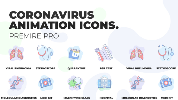 Coronavirus - Animation Icons (MOGRT)