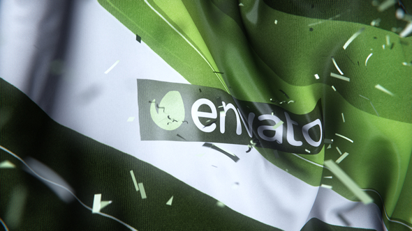 Custom Confetti 3D Flag Openers template preview