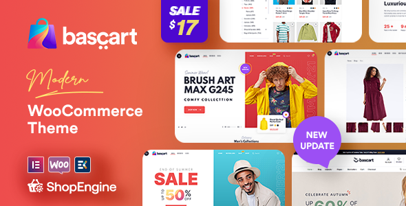 Bascart - Multipurpose WordPress Theme with WooCommerce Builder