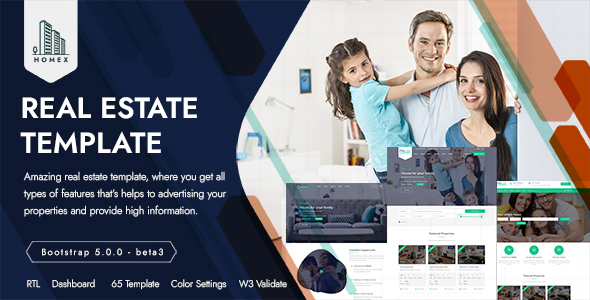 Incredible Homex - Real Estate Template