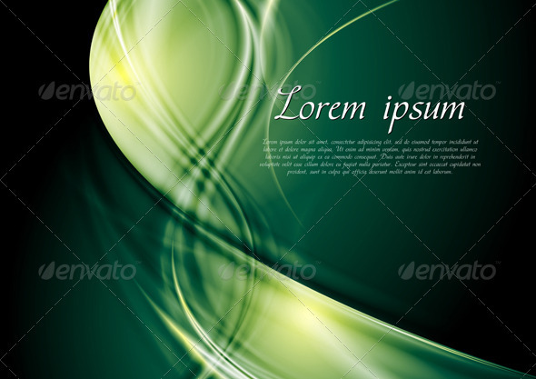 Bright vector waves - Backgrounds Decorative