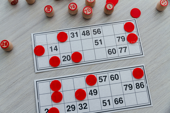 Russian Lotto Game - Loto Bingo Cards Board Game Set