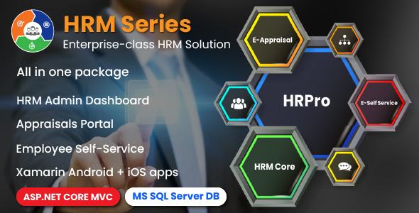 HRPRO - HRM Series Solution with Web System and Mobile Apps