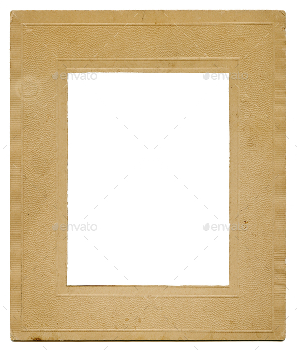 White Cardboard Picture Frame