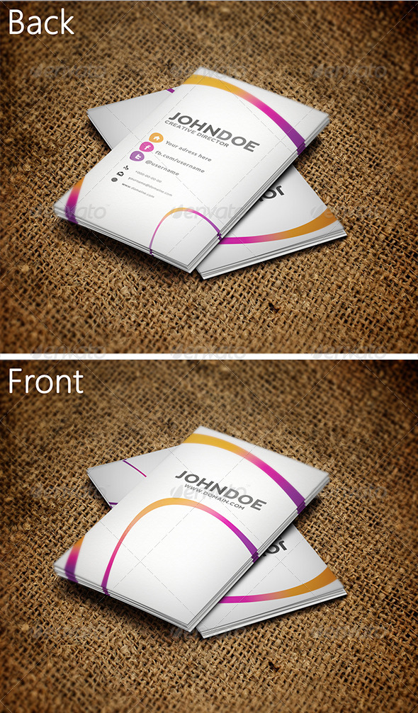 Colorful Business Card - Creative Business Cards