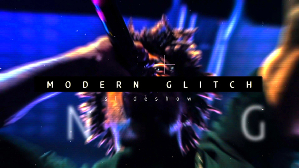 Modern Glitch Slideshow