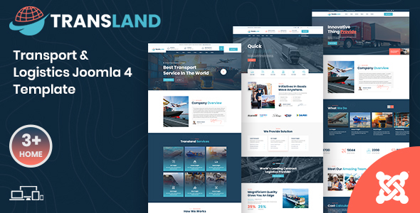 Transland – Transportation & Logistics Joomla 4 Template