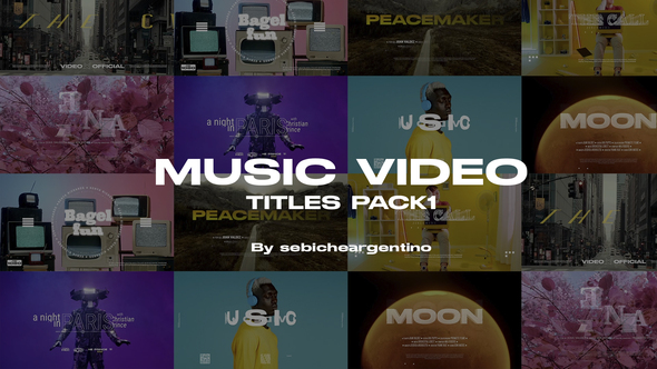 Music Video Titles (Pack 1)