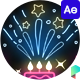 Cartoon Neon Signs Fx Elements Thumbnail