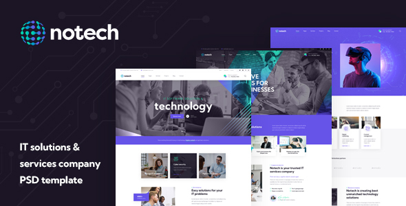 Notech - IT Solutions & Services PSD Template