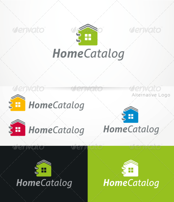 HomeCatalog V.1 - Logo Template - Buildings Logo Templates