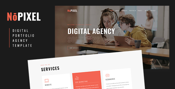 NoPixel - Digital Portfolio and Agency Template