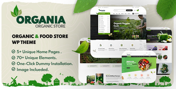 Organia - Organic Food StoreTheme