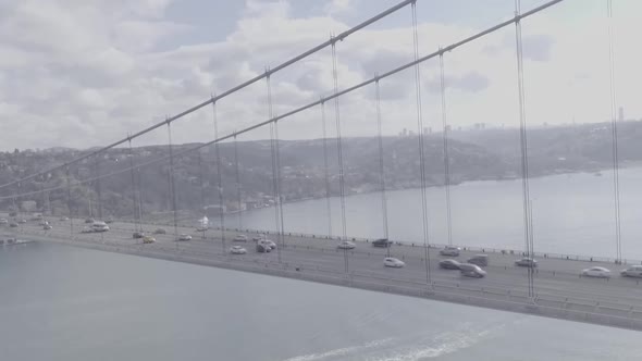 Bosphorus Bridge and traffic alt