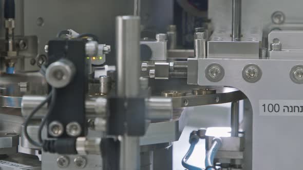 Automated advanced production machine at work