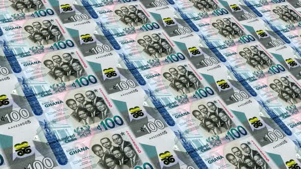 Ghana Money / 100 Ghanaian  Cedi 4K alt