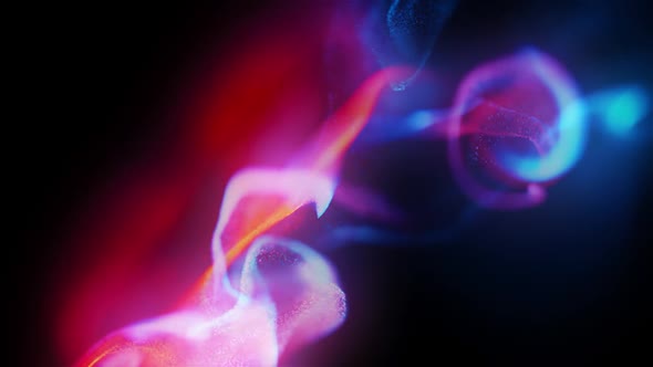 Abstract Particles Loop Background 
