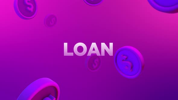 Dollar Loan Looping Background Animation alt
