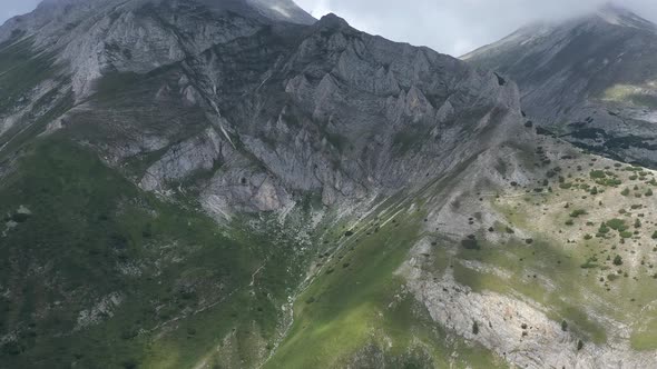 Flight To Vihren Peak In Pirin Mountain alt