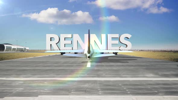 Commercial Airplane Landing Capitals And Cities   Rennes
